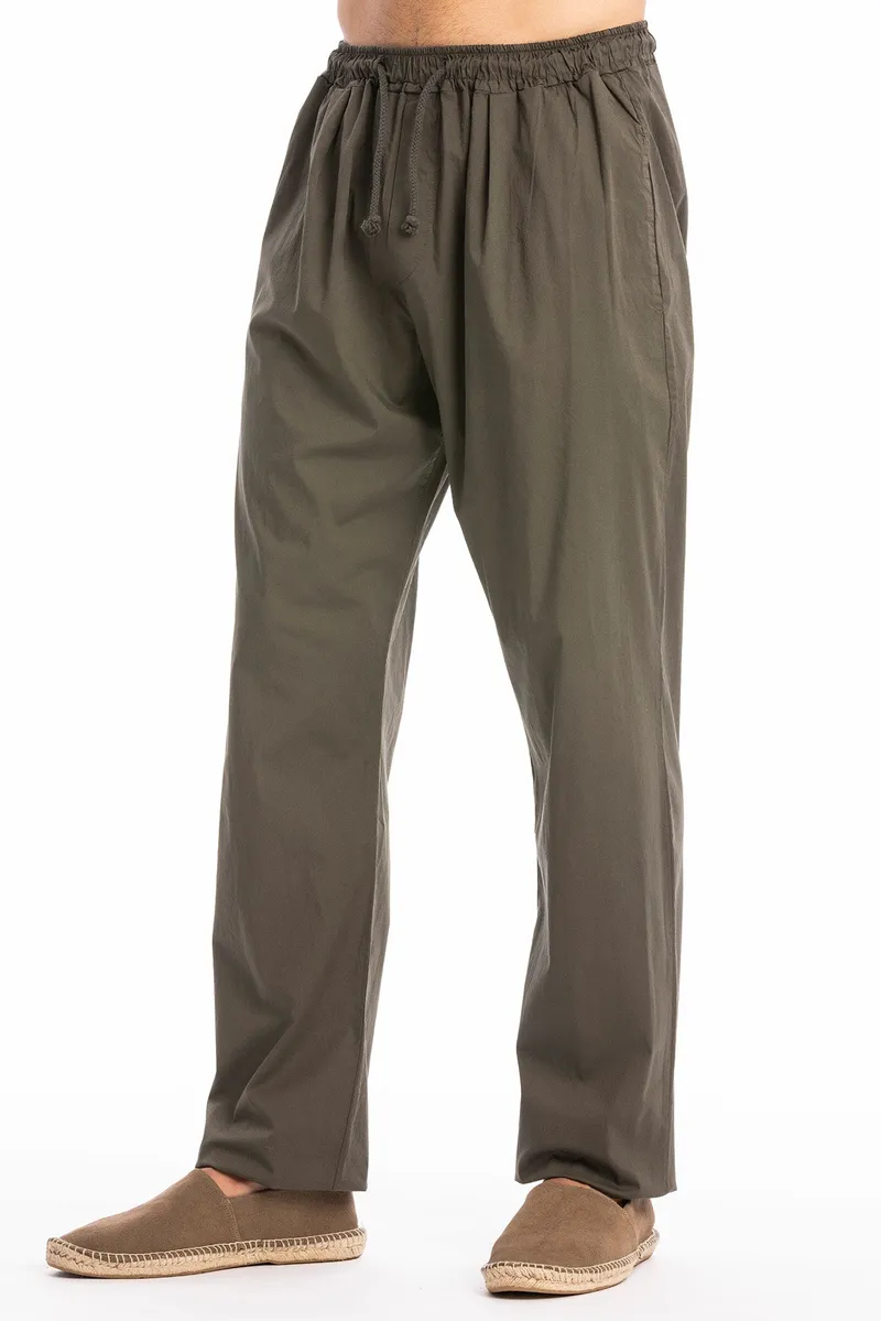 RAVENS VIEW IBIZA RAVENS VIEW IBIZA Herren vegan Hose Kenzo Bison Braun, Braun, – Produktbild 1 von 2