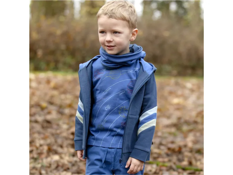 Enfant Terrible Enfant Terrible Kinder Langarmshirt mit Planetendruck Bio-Baumwolle ultramarine, Blau, – Produktbild 2 von 2