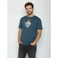 GreenBomb GREENBOMB Smokey Walrus Fusion - Lässiges Oversize-T-Shirt aus Bio-Baumwolle / hochwertiger Print / GOTS / Fair & Vegan – Produktbild 1 von 1