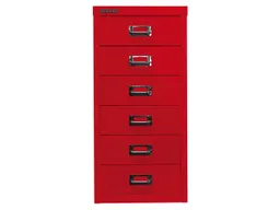 Bisley Bisley Schubladenschrank 6 Schübe, DIN A4 rot – Produktbild 1 von 1