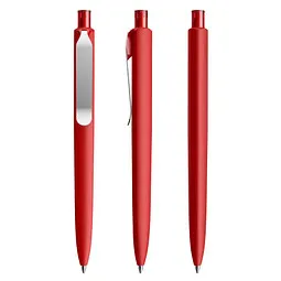 prodir prodir® Druckkugelschreiber DS8 Soft Touch PSR Push, blaue Mine, dunkelrot, Rot, – Produktbild 1 von 1