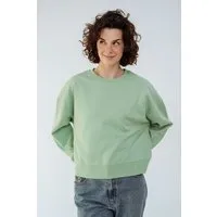 Kultgut Kultgut Goodness Sweater 100% Bio-Baumwolle - Ein schöner Allrounder im Boxistyle, Grün, – Produktbild 1 von 1