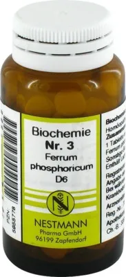 Nestmann Pharma BIOCHEMIE 3 Ferrum phosphoricum D 6 Tabletten 100 St Tabletten – Produktbild 1 von 1