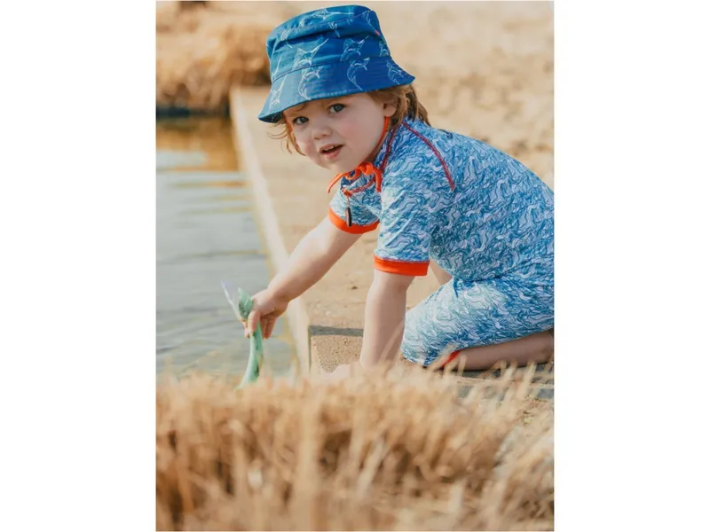 ducksday ducksday Baby und Kinder Mütze Anglerhut "Straya", Blau, – Produktbild 2 von 2