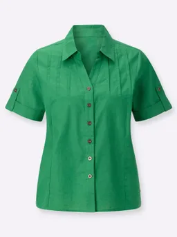 Witt Kurzarm-Bluse grasgrün – Produktbild 1 von 1