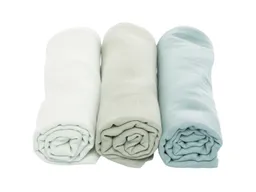 HANS NATUR Spucktücher Bio-Baumwolle 3er Set "Mint" Maße 75 x 75 cm – Produktbild 1 von 1