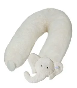 Efie Efie Stillkissen Elefant, kbA, 100 % Made in Germany, Inlett gefüllt mit Dinkelspelzen – Produktbild 1 von 1