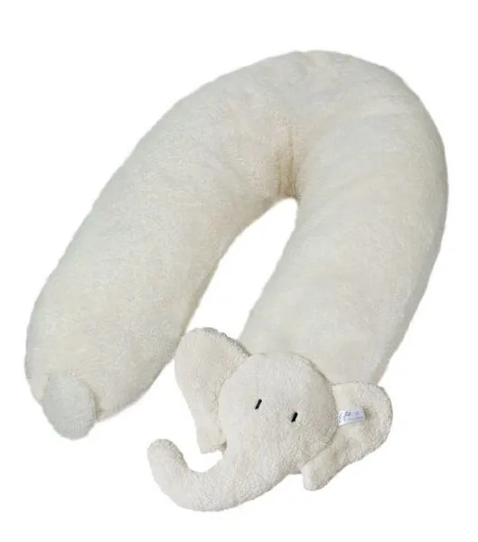 Efie Efie Stillkissen Elefant, kbA, 100 % Made in Germany, Inlett gefüllt mit EPS Mikroperlen – Produktbild 1 von 4