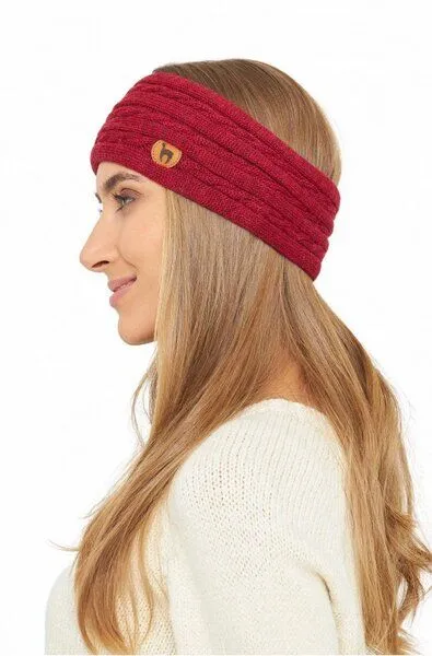 Apu Kuntur Apu Kuntur Stirnband Suave aus 100% Baby Alpaka, Rot, – Produktbild 3 von 4