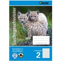 BUND BUND Heft A5 Lineatur 2 für die 2. Klasse – Produktbild 1 von 1