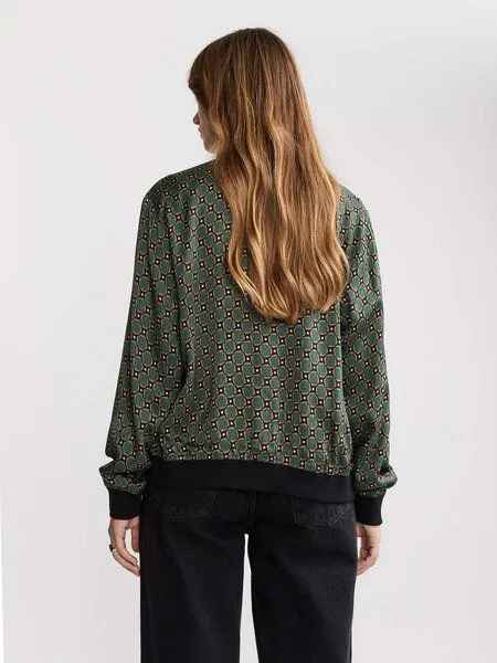 Yahmo Yahmo Cupro/Tencel Ruth Wendejacke, Emerald/black (grün), – Produktbild 3 von 4