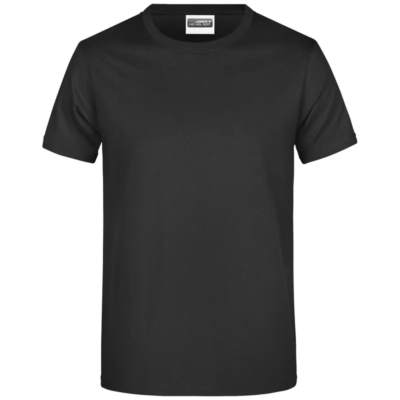 James & Nicholson James & Nicholson Basic T-Shirt Man 150 JN797 Gr. L black – Produktbild 1 von 1