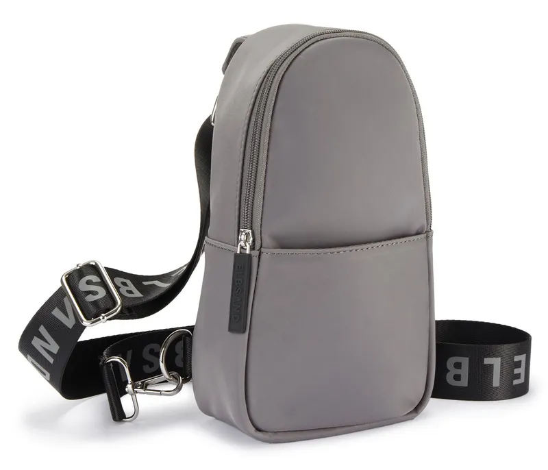 Elbsand Elbsand Umhängetasche kleiner Rucksack, Crossbody Bag, Handtasche, Schultertasche, Mini Bag VEGAN, Grau, – Produktbild 1 von 4