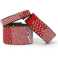 Swahili Coast Swahili Coast Perlenarmband & Armreif - OMBRE - S/M/L, Rot, – Produktbild 1 von 1