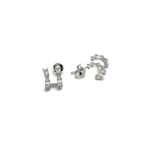 MOANINA MOANINA Ohrringe Mira - 925 Silber/18k Gold Vermeil, Silber, – Produktbild 1 von 4