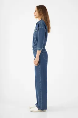 DAWN Dawn Damen vegan Jumpsuit Ros Vintage Blau – Produktbild 1 von 1