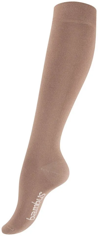 Vincent Creation® Kniestrümpfe (4-Paar) mit handgekettelter Spitze, Beige|braun, – Produktbild 4 von 4