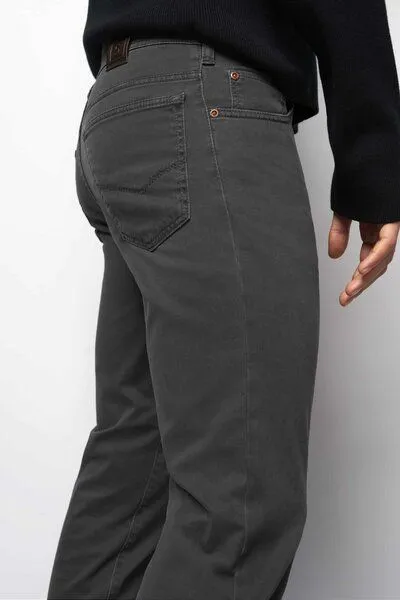 M 5 BY MEYER M 5 BY MEYER Five Pocket aus High Performance Satin, Grau (grau), – Produktbild 5 von 5