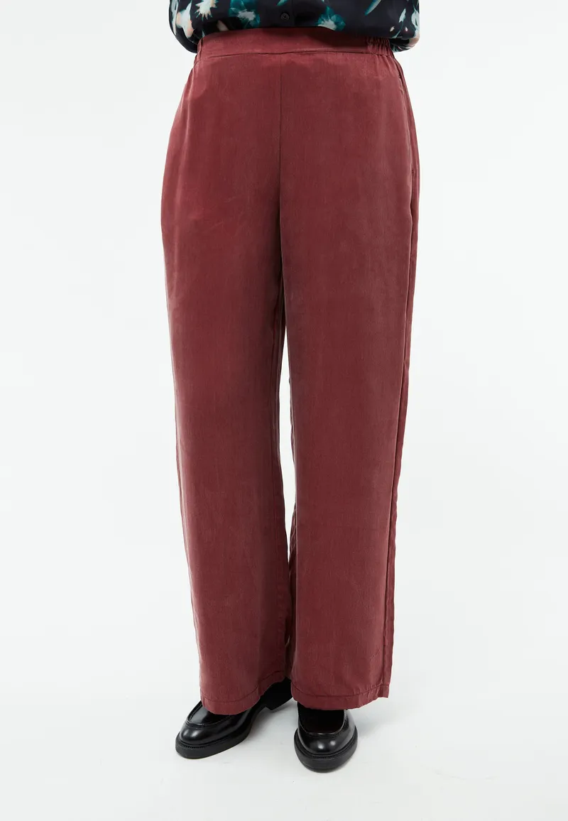 Givn Givn Damen vegan Hose Mit Weitem Bein Von Gbmarla In Cranberry, Rot, – Produktbild 1 von 1