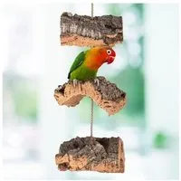 Kork-Deko Kork-Deko Kork Vogelschaukel "Mobile" aus Korkrinde - Naturkork – Produktbild 1 von 1