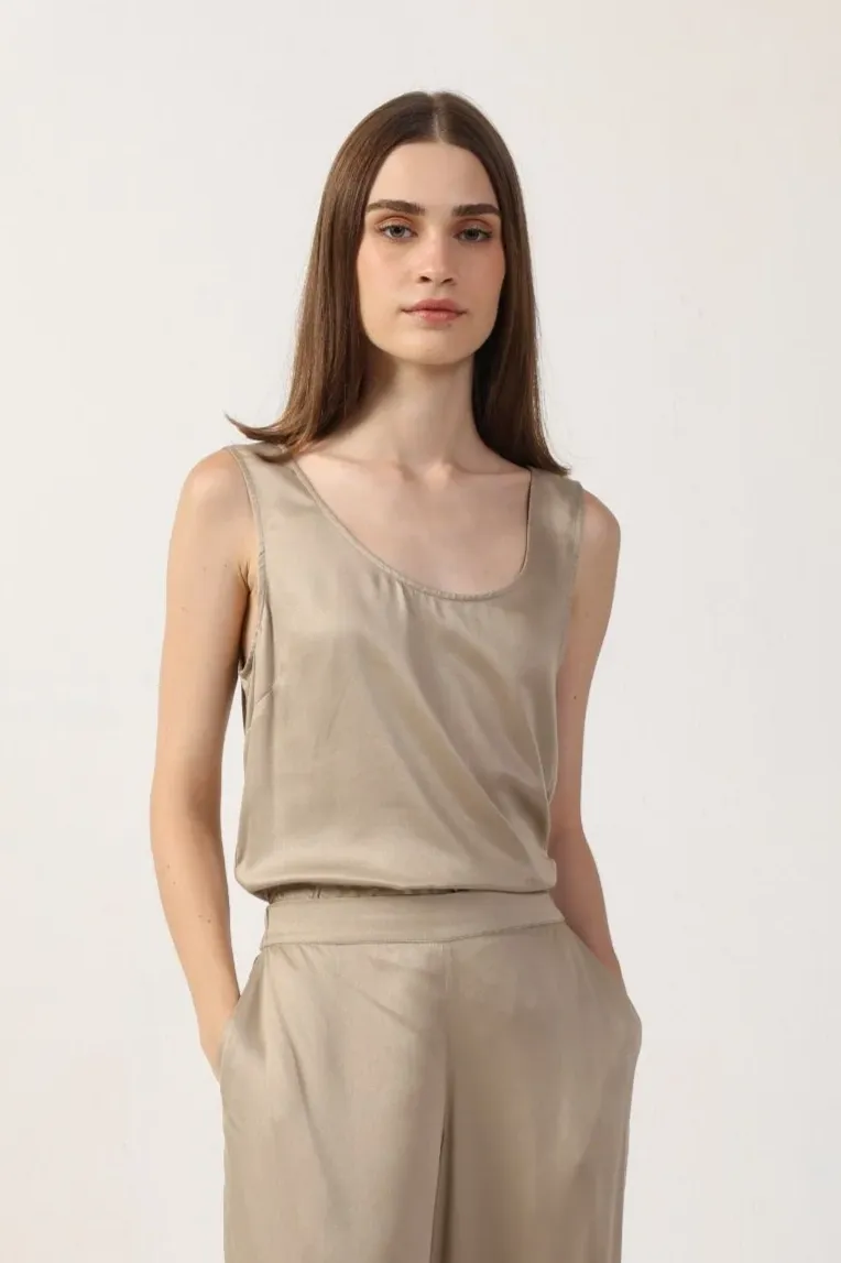 Neu Nomads Neu Nomads Damen vegan Tank Top Joelle Stein, Beige, – Produktbild 2 von 2