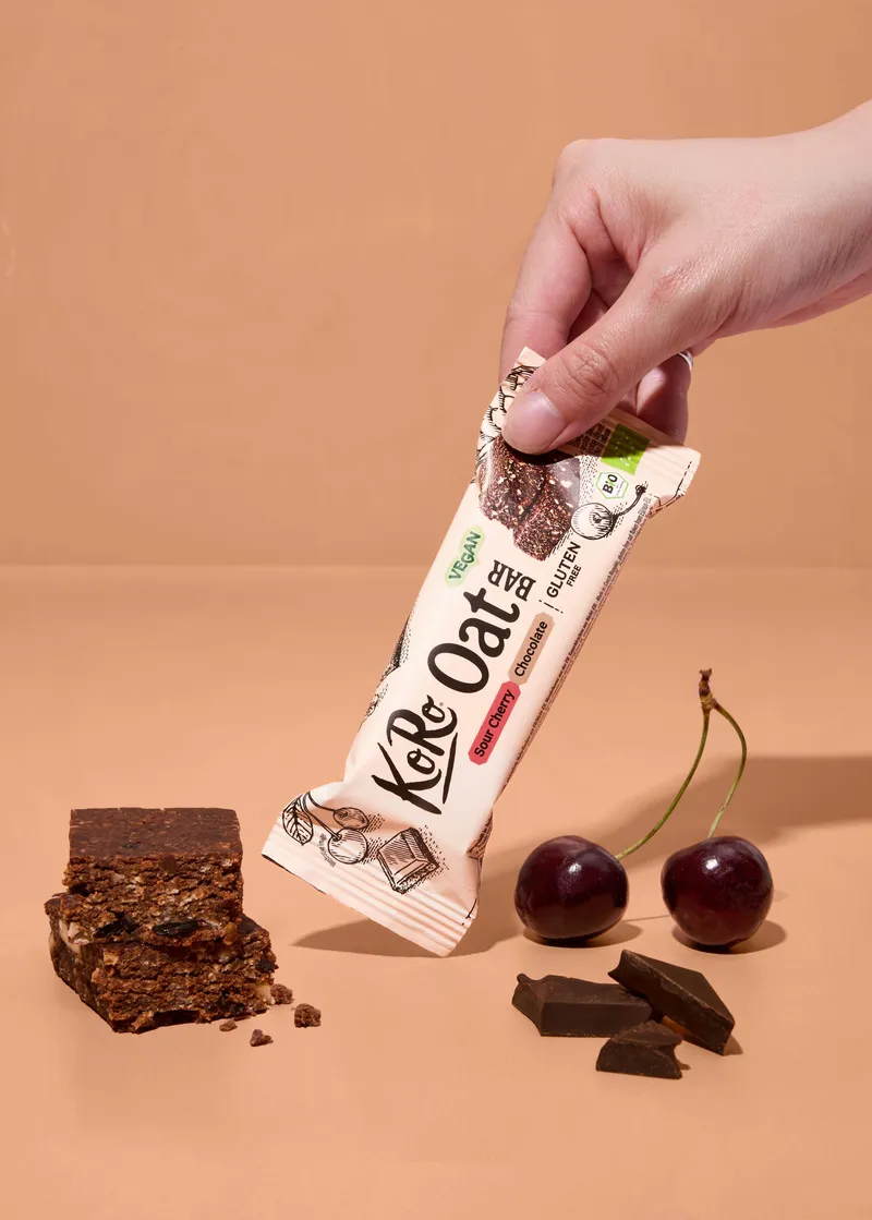 KoRo Bio Oat Bar Sour Cherry Chocolate | 60 g – Produktbild 3 von 5