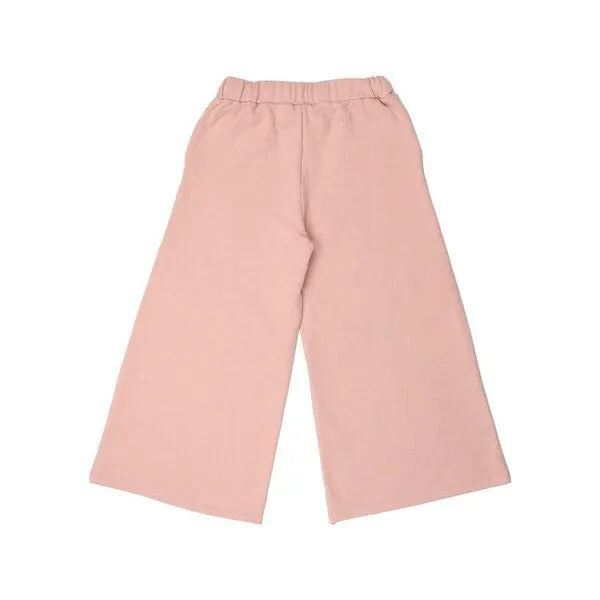 Walkiddy Walkiddy Kinderhose weit GOTS zertifiziert, Bio-Baumwolle, rosa, Katzenmuster, bequem, elastischer Bund, Pink, – Produktbild 3 von 3