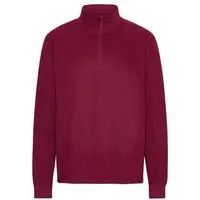 Neutral Neutral® Neutral Unisex Troyer Bio-Baumwolle Sweatshirt Quarter-Zip-Reißverschluss, Bordeaux, – Produktbild 1 von 1