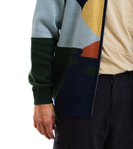 Gary Mash GARY MASH Strickjacke Bryce aus Biobaumwolle, Mehrfarbig, – Produktbild 2 von 4