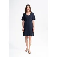 MELA V-Neck Kleid JANITRA | von MELA | Fairtrade & GOTS zertifiziert, Navy, – Produktbild 1 von 1