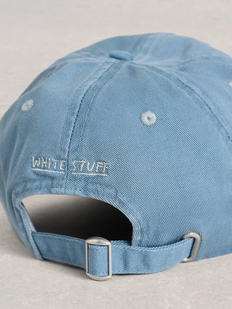 White Stuff Baseballkappe aus Baumwolle - Einheitsgröße, Mittelblau, – Produktbild 2 von 2