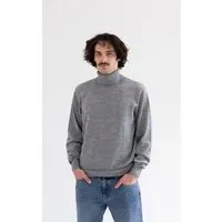 Kopyto Kopyto OCELOT - Herrenrollkragenpullover aus 100% Merinowolle Strickpullover, Schwarz, – Produktbild 1 von 1