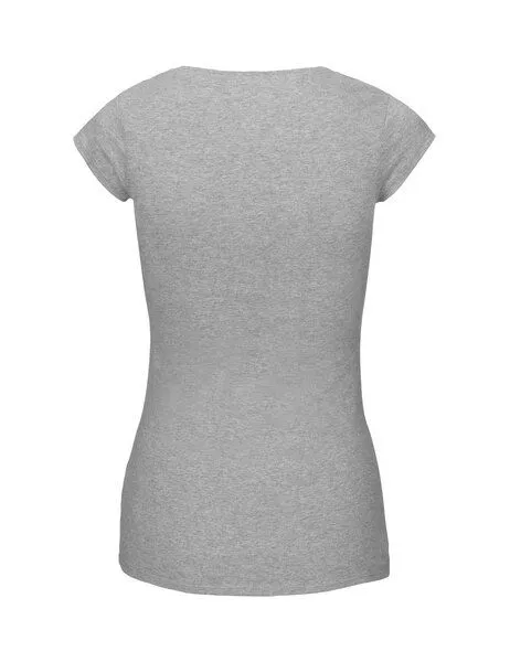 Neutral® - 3FREUNDE Neutral® - 3FREUNDE Frauen Rundhals T-Shirt, Hellgrau, – Produktbild 3 von 4