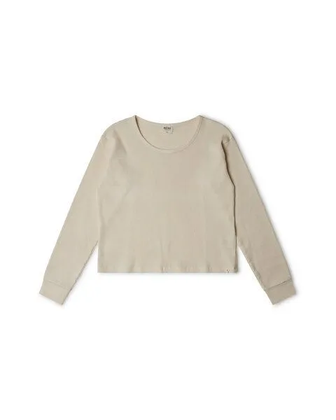 MATONA Matona Baumwoll Longsleeve für Frauen / Basic Longsleeve Adult, Weiß, – Produktbild 3 von 3