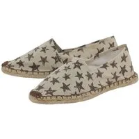 Japanwelt Espadrilles Japanwelt Espadrilles Espadrilles Canvas Unisex Sommerlatschen Leinen Sterne braun-beige – Produktbild 1 von 1