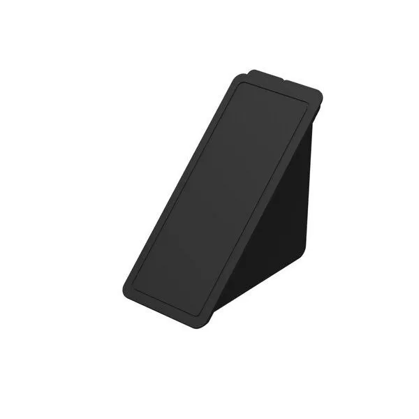 REuse REuse Sandwichbox take away Verpackung - Essensbehälter to go, Schlichtes schwarz, – Produktbild 1 von 4