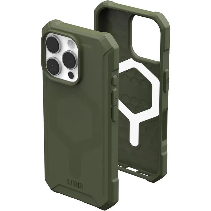 Urban Armor Gear MagSafe-Hülle für Apple iPhone 16 Pro, Urban Armor Gear, Essential Armor, Grün – Produktbild 1 von 1