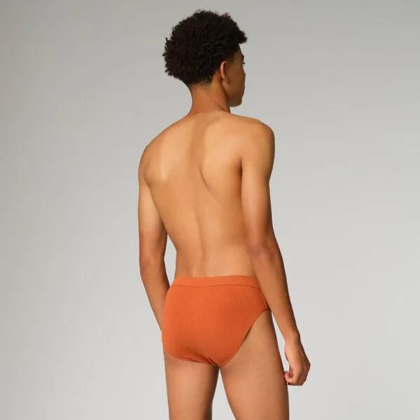 comazo|earth comazo|earth Fairtrade Slip Single Jersey mit Nadelzug | GOTS zertifiziert, Zimt, – Produktbild 3 von 4
