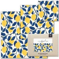 little bee fresh little bee fresh Bio-Bienenwachstuch "Starter-Set" - 3er, Amalfi, – Produktbild 1 von 1