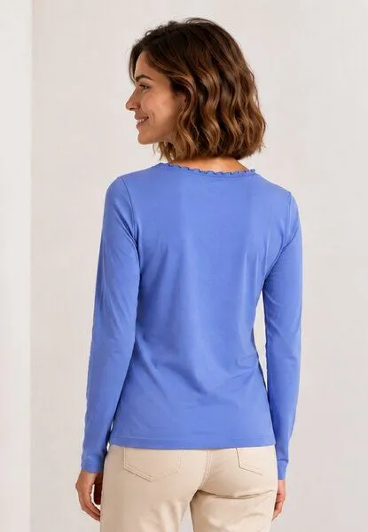 LANA Organic LANA Organic Bio Baumwollshirt, Modell Conny, Persian jewel, – Produktbild 4 von 4