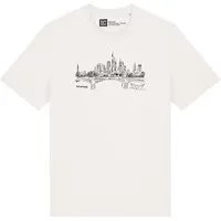 ilovemixtapes ilovemixtapes T-Shirt Frankfurt Skyline – Bio-Baumwolle, Fair Wear, Handbedruckt, Off white (weiss), – Produktbild 1 von 1