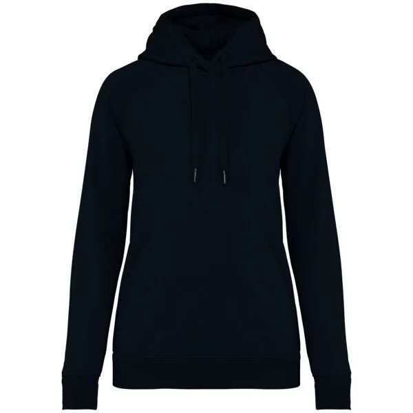 Greenspired Greenspired Umweltfreundlicher Damen Raglan Hoody 350 g/m² XS-XXL, Schwarz, – Produktbild 1 von 3