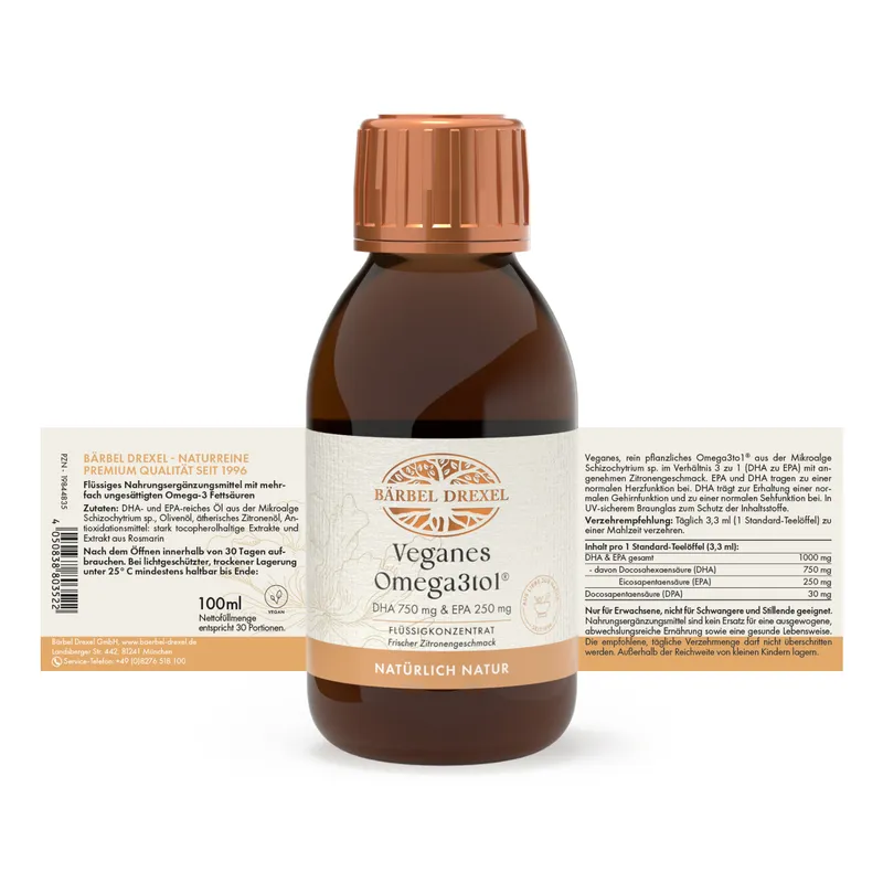 Veganes Omega3to1® Flüssigkonzentrat – Produktbild 1 von 3