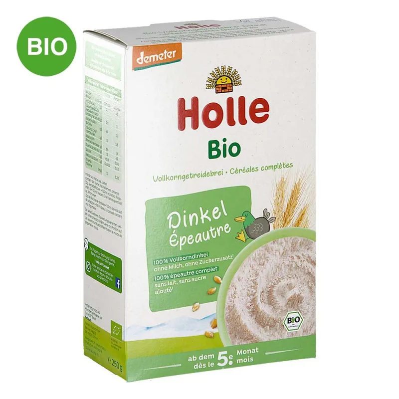 Holle Holle Bio-Babybrei Dinkel 250 g – Produktbild 3 von 3