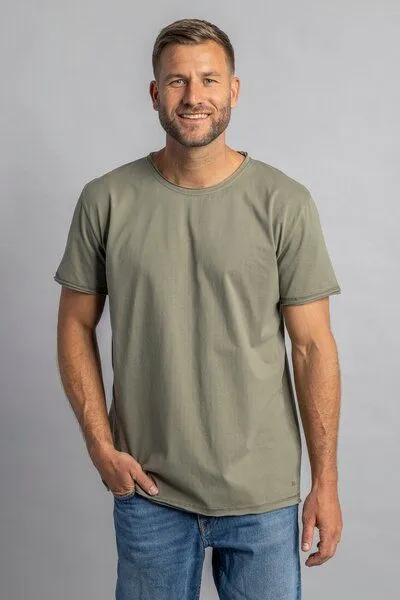 DIRTS dirts Vintage T-Shirt, Dusty olive, – Produktbild 1 von 4