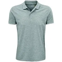Sol's Sol's Herren Poloshirt Sol´s Planet Polo Shirt Regular Bio - Baumwolle, Grey melange, – Produktbild 1 von 1