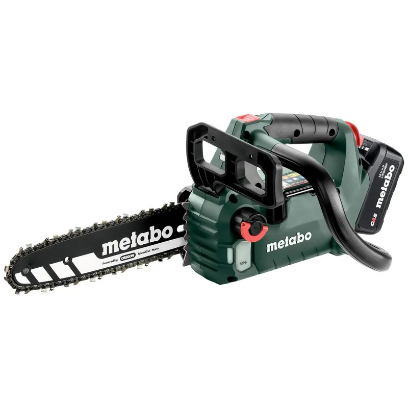 Metabo Metabo Akku-Kettensäge MS 18 LTX BL 25, incl. Akku Li-Power 4 Ah, Ladegerät, Zubehör, Karton – Produktbild 1 von 1