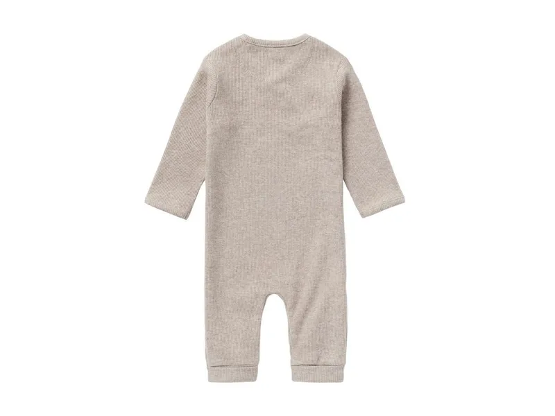 Noppies Strampler Nevis taupe melange rip Gr. 44, Natur, braun, – Produktbild 2 von 2