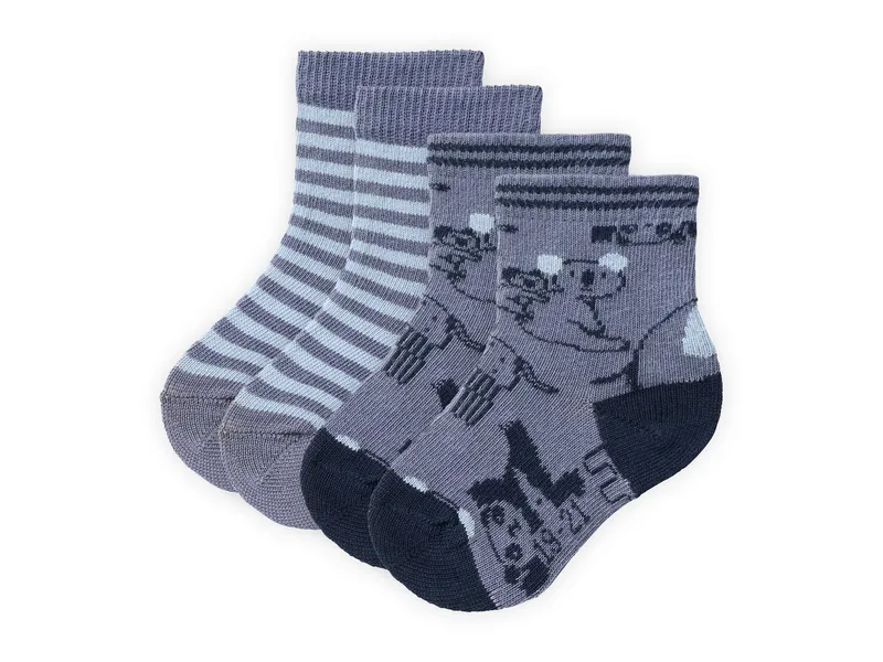 People Wear Organic People Wear Organic 2er-Pack Socken ozean mix Gr. 25-27 – Produktbild 1 von 2