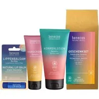 Benecos benecos Bio-Geschenkset "Sensitiv" mit Handcreme, Körperlotion und Lipbalm – Produktbild 1 von 1